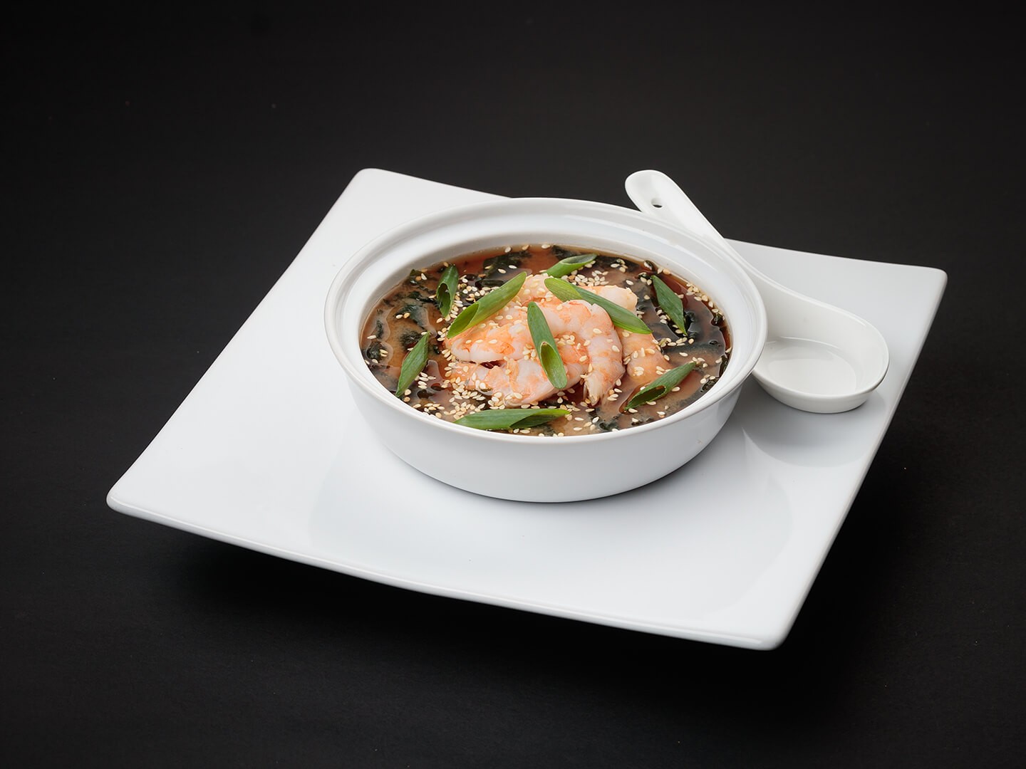 Мисо с креветкой