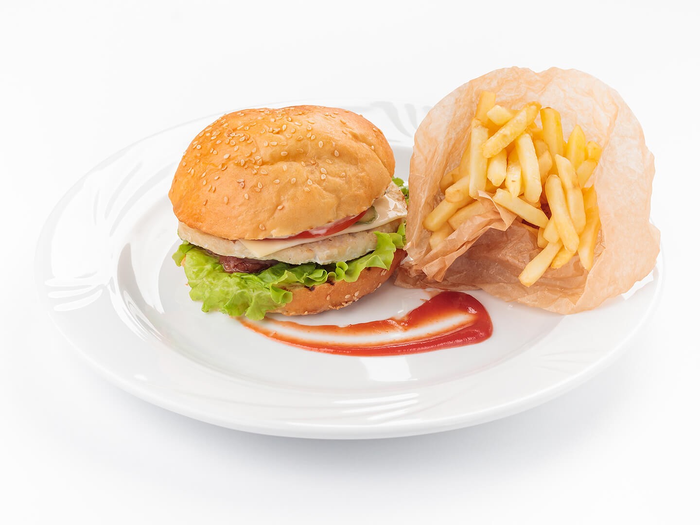 ГамБургер с курицей