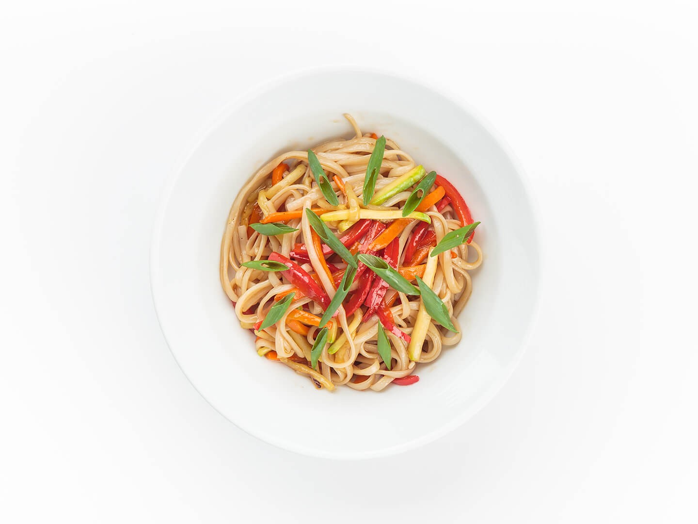 Лапша с овощами Яичная