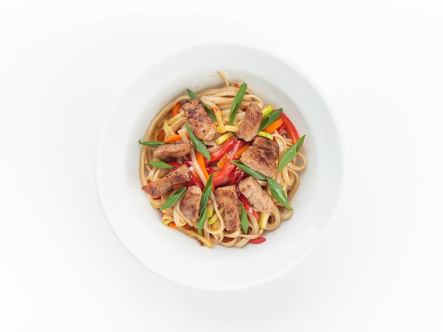 Лапша со свининой Харусаме